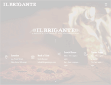 Tablet Screenshot of ilbrigantenyc.com